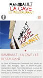 Mobile Screenshot of cave-rambault.fr